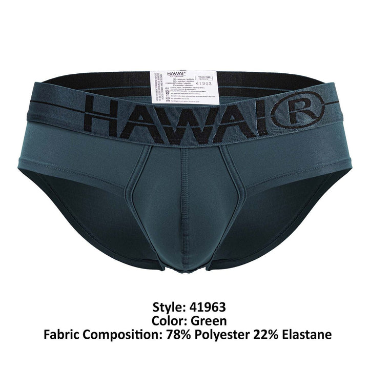 HAWAIR Microfiber Men's Bikini Brief in Green – men's briefs