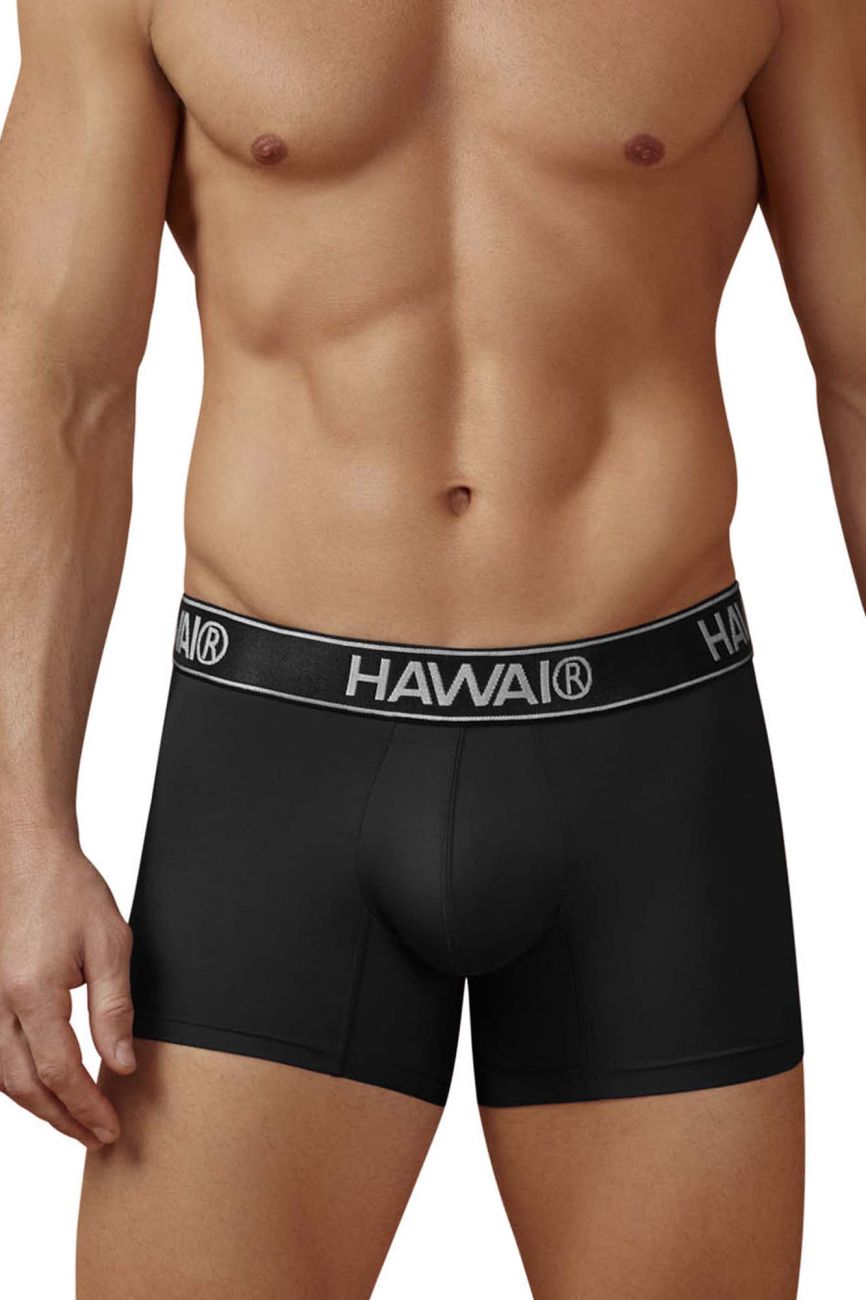 HAWAIR Microfiber Men's Trunk Underwear in Black 01 – men's trunks