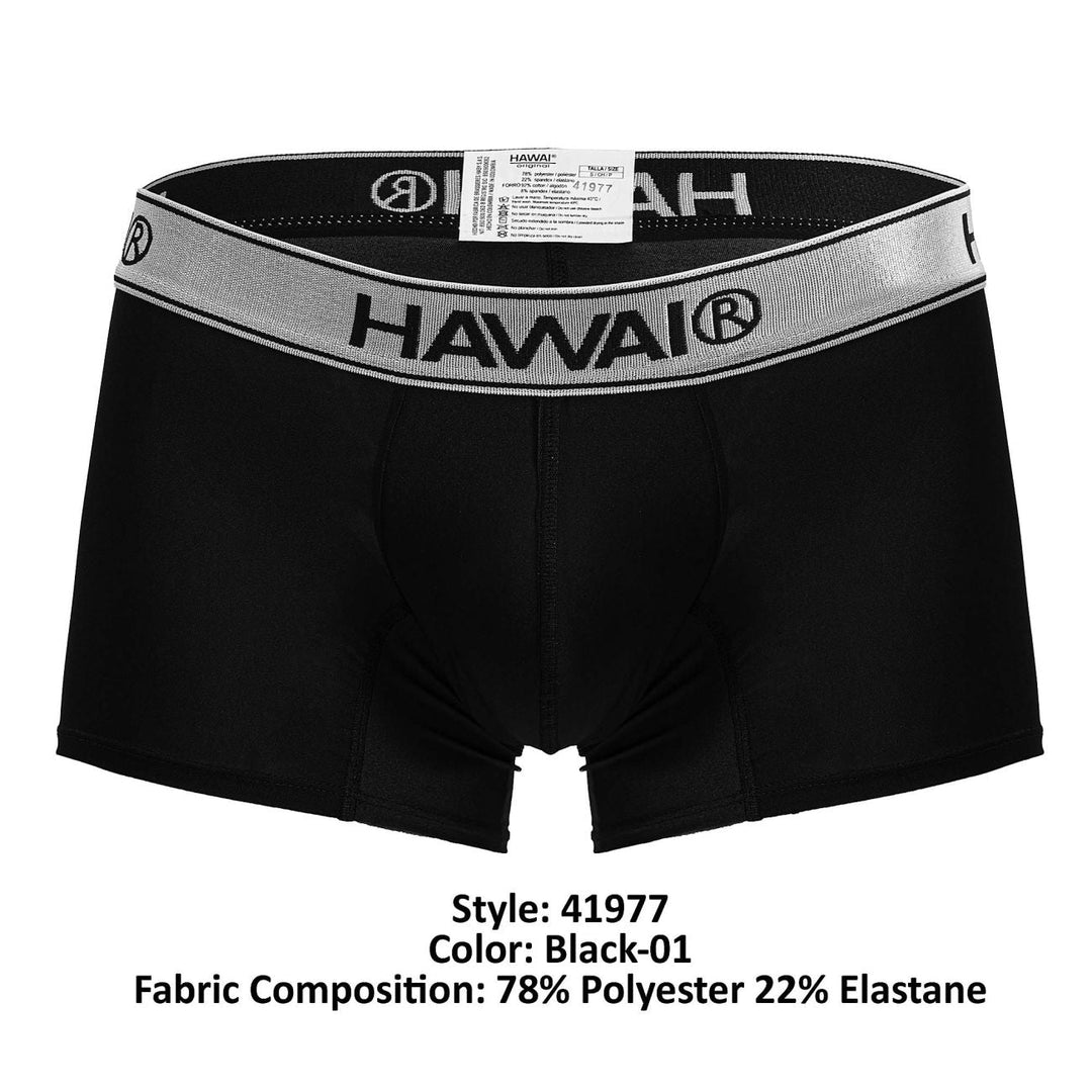HAWAIR Microfiber Men's Trunk Underwear in Black 01 – men's trunks