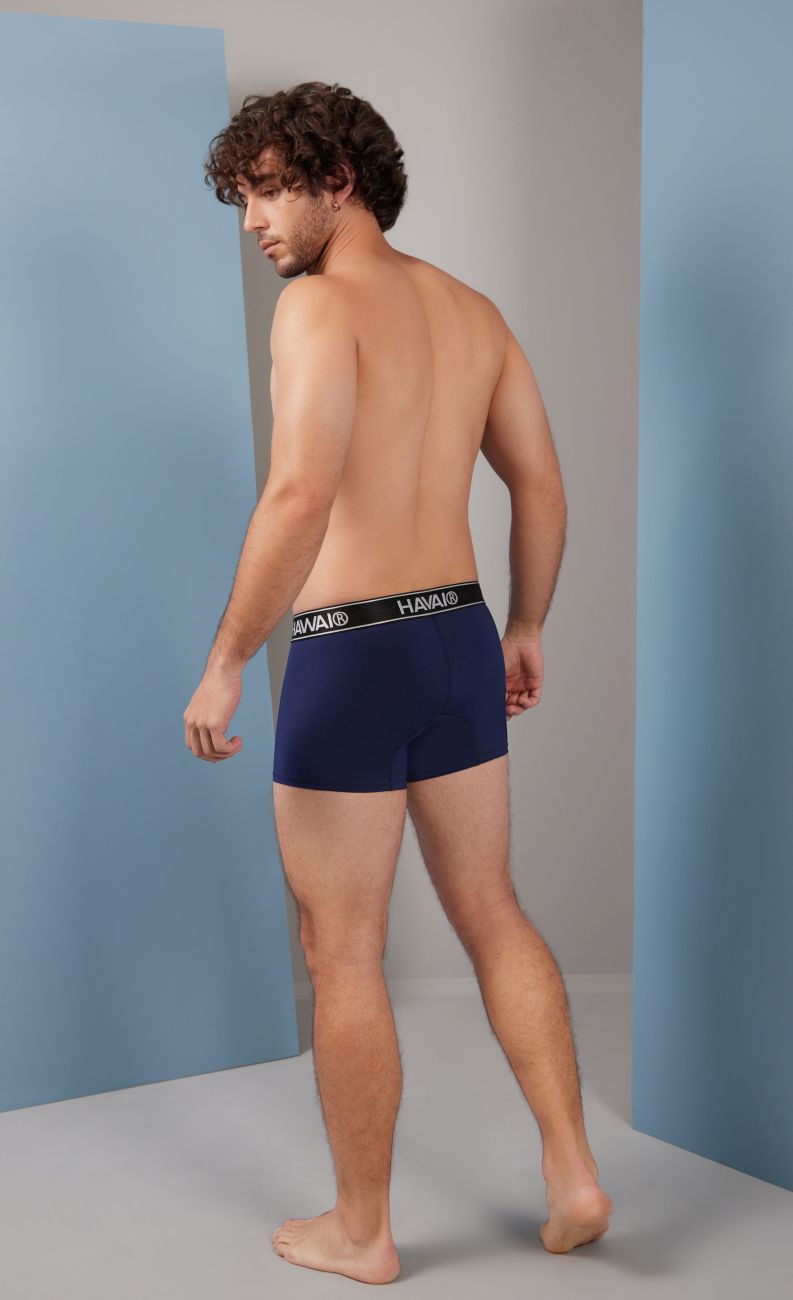 HAWAIR Microfiber Men's Trunk Underwear in Dark Blue 01 – men's trunks
