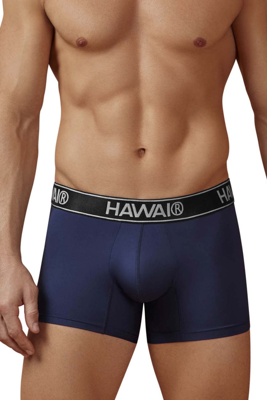 HAWAIR Microfiber Men's Trunk Underwear in Dark Blue 01 – men's trunks