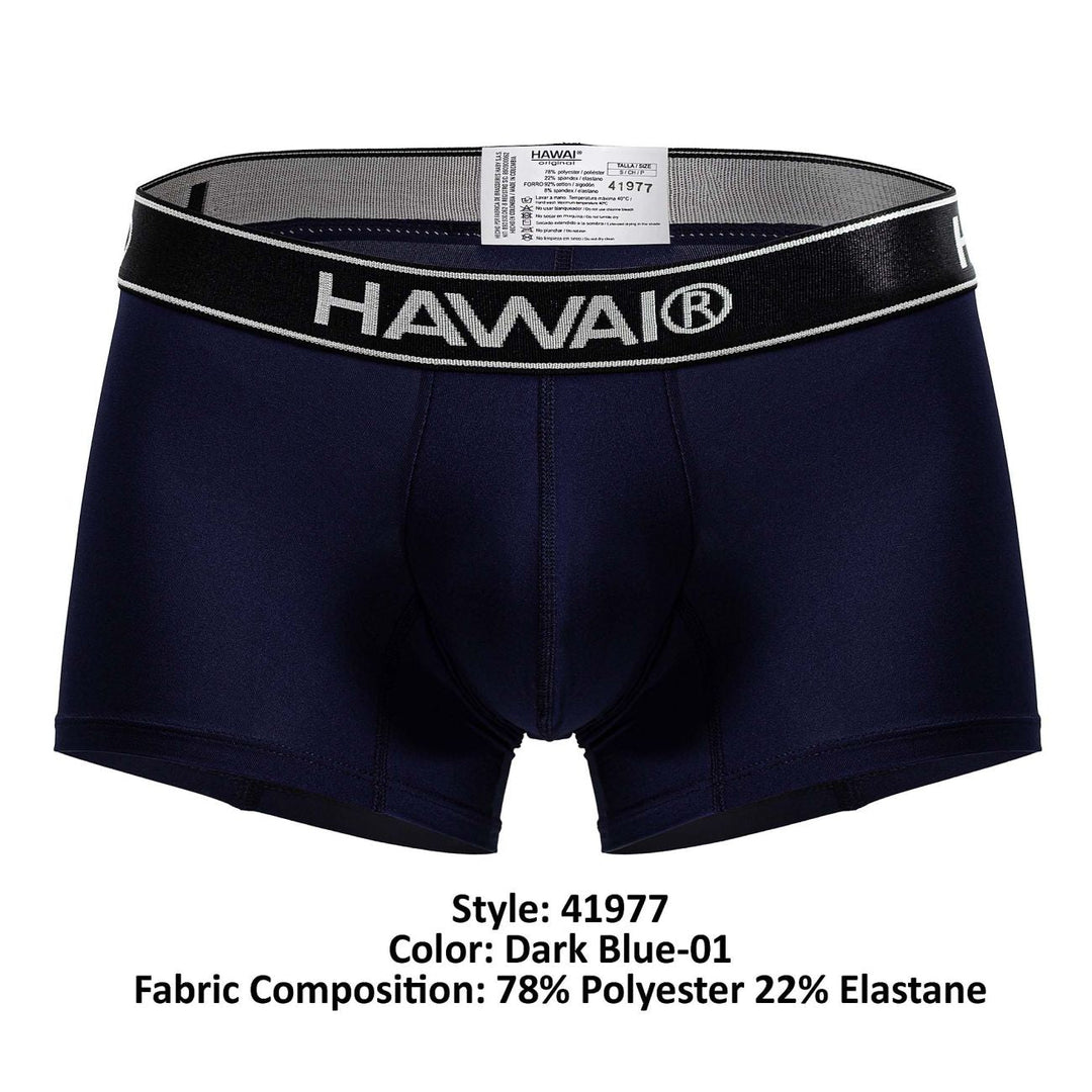 HAWAIR Microfiber Men's Trunk Underwear in Dark Blue 01 – men's trunks