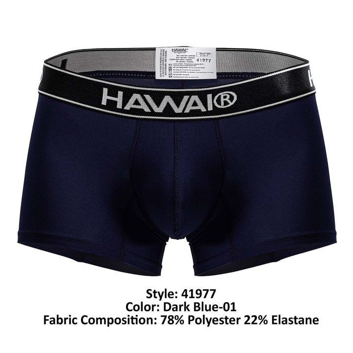HAWAIR Microfiber Men's Trunk Underwear in Dark Blue 01 – men's trunks