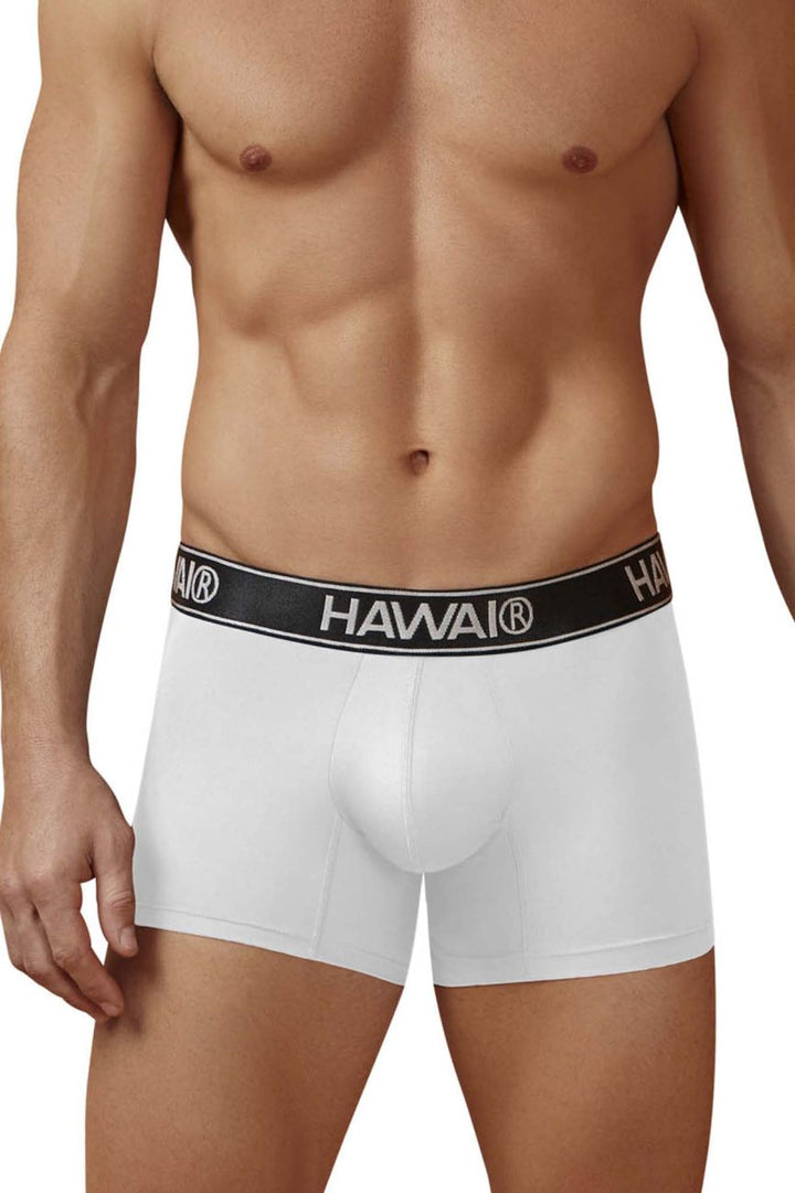 HAWAIR Microfiber Men's Trunk Underwear in White 01 – men's trunks