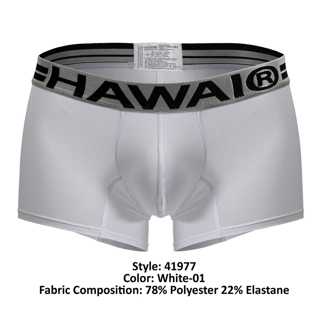 HAWAIR Microfiber Men's Trunk Underwear in White 01 – men's trunks