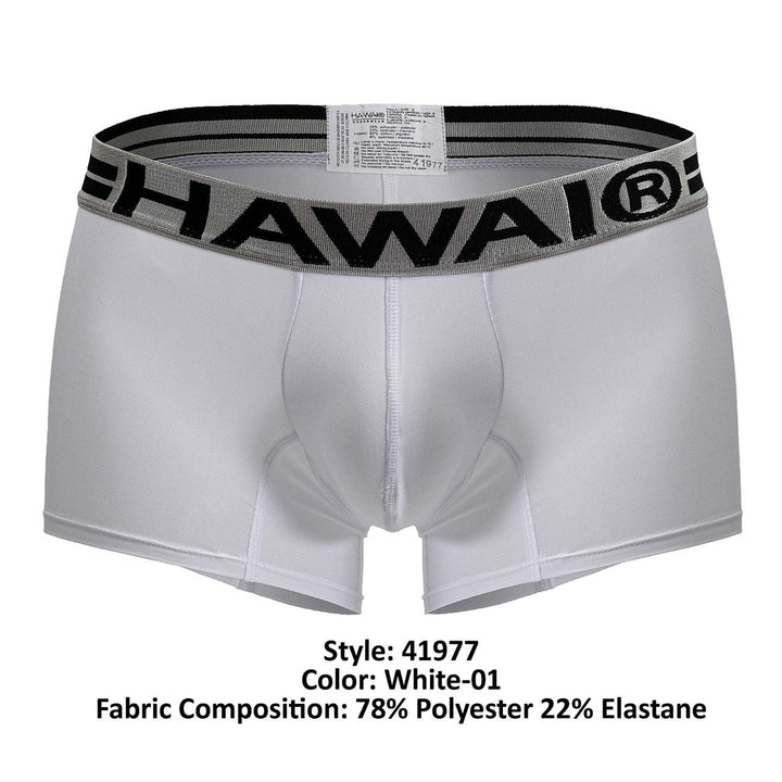 HAWAIR Microfiber Men's Trunk Underwear in White 01 – men's trunks