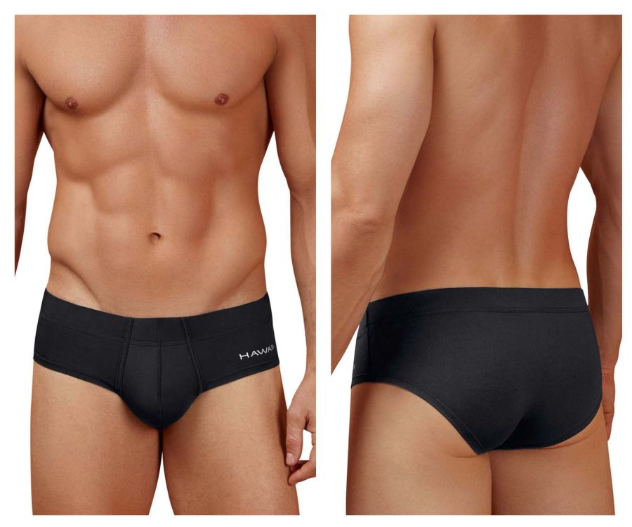 HAWAIR Microfiber Men's Bikini Brief in Black 01 – men's briefs