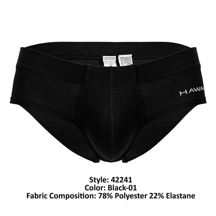 HAWAIR Microfiber Men's Bikini Brief in Black 01 – men's briefs