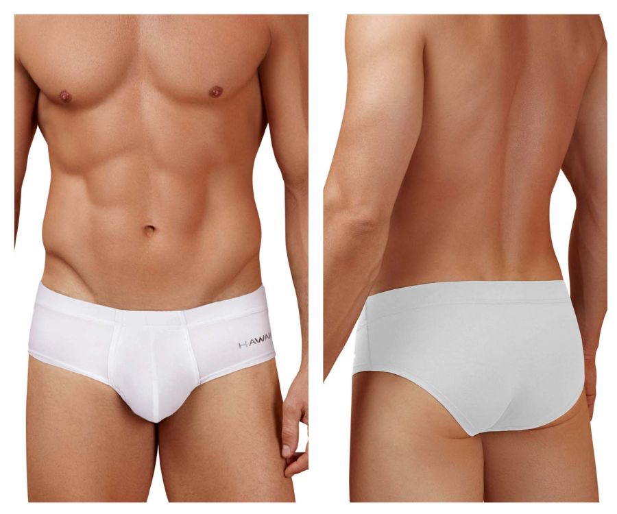 HAWAIR Microfiber Men's Bikini Brief in White 01 – men's briefs