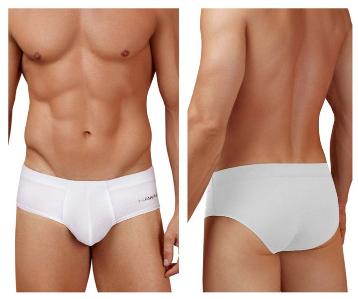 HAWAIR Microfiber Men's Bikini Brief in White 01 – men's briefs