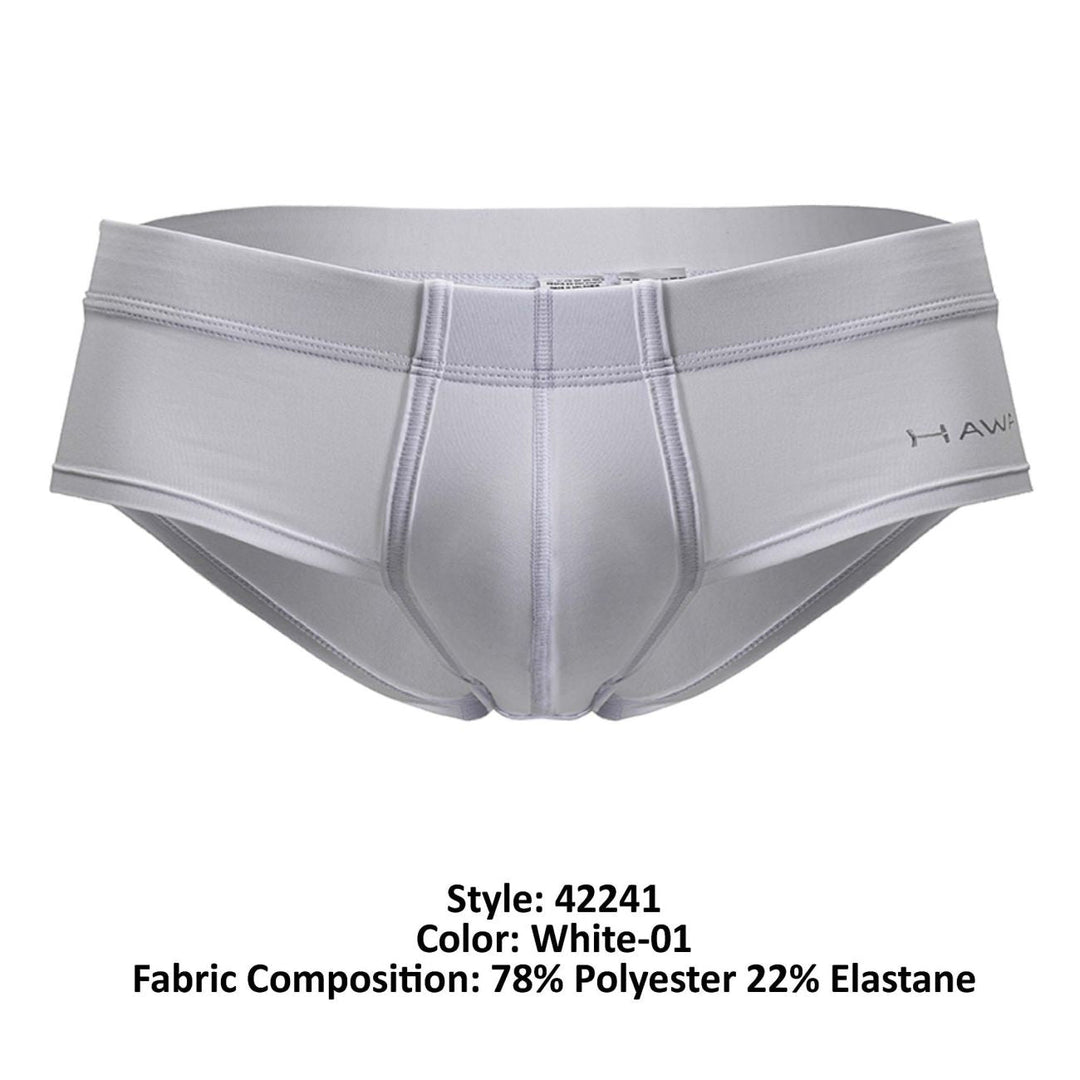 HAWAIR Microfiber Men's Bikini Brief in White 01 – men's briefs