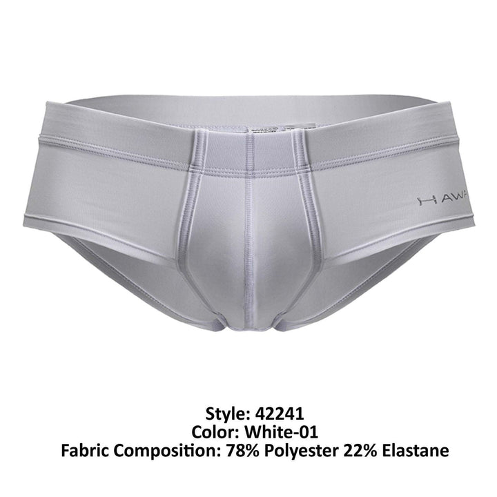 HAWAIR Microfiber Men's Bikini Brief in White 01 – men's briefs