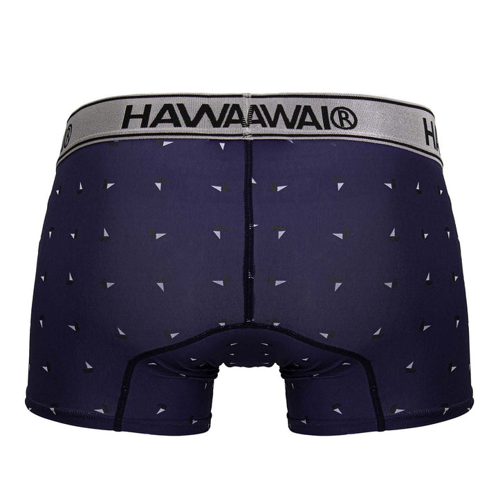 HAWAIR Printed Microfiber Trunks in Blue – men's trunks