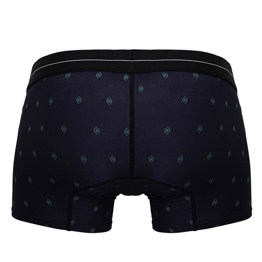 HAWAIR Printed Microfiber Trunks in Dark Blue – men's trunks