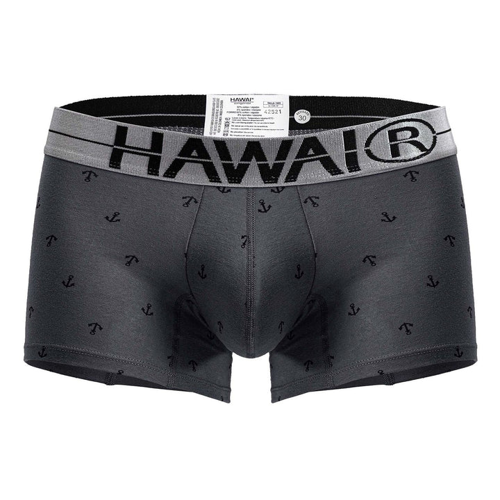 HAWAIR Cotton blend Men's Trunk Underwear in Gray – men's trunks
