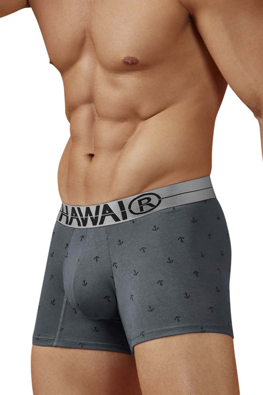 HAWAIR Cotton blend Men's Trunk Underwear in Gray – men's trunks