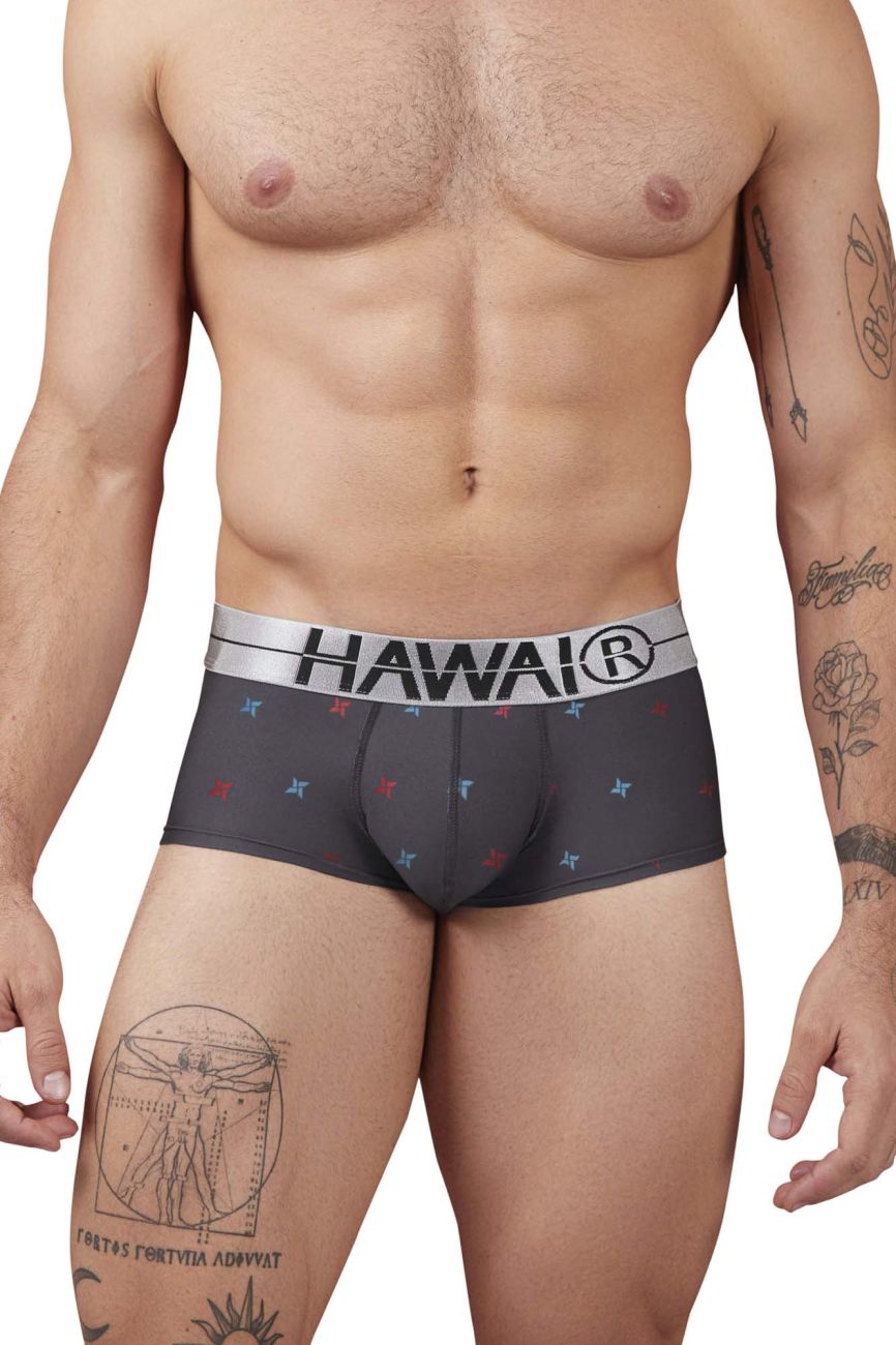 HAWAIR Printed Microfiber Men's Bikini Brief in Gray – men's briefs