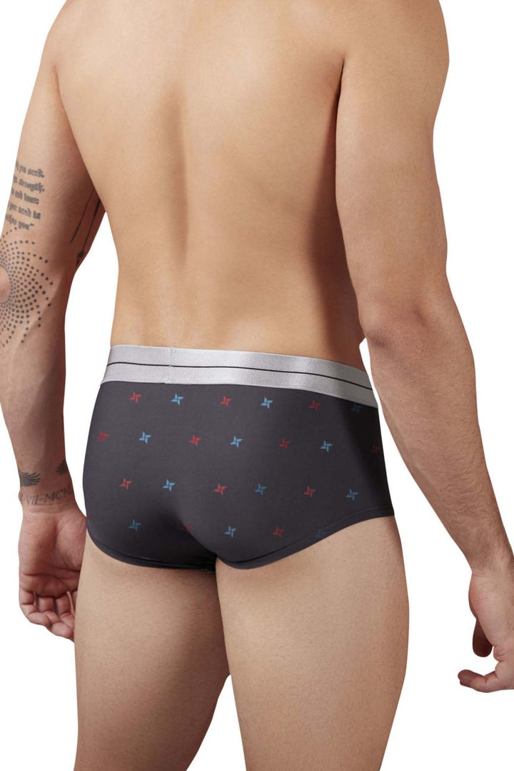 HAWAIR Printed Microfiber Men's Bikini Brief in Gray – men's briefs