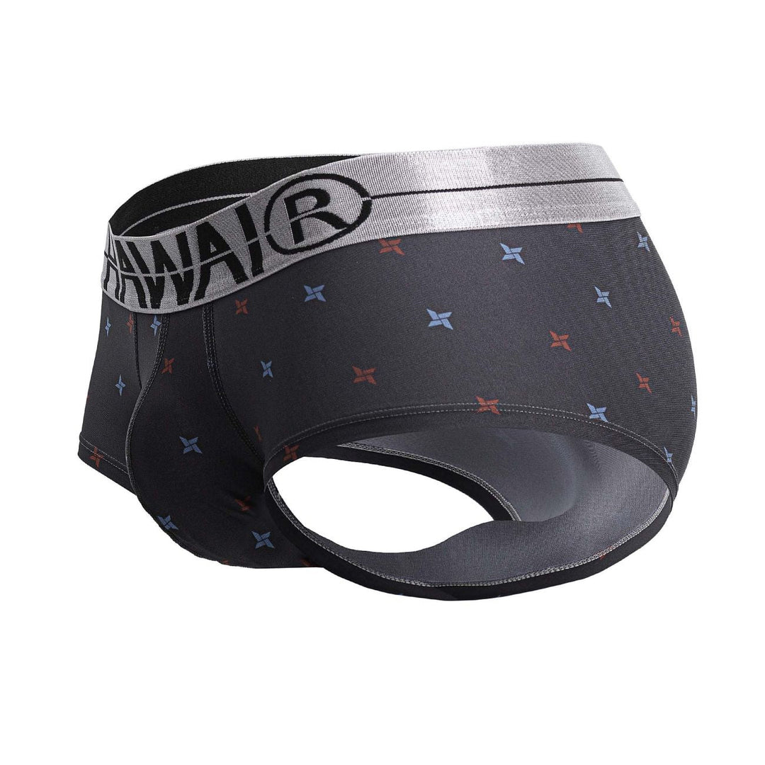 HAWAIR Printed Microfiber Men's Bikini Brief in Gray – men's briefs
