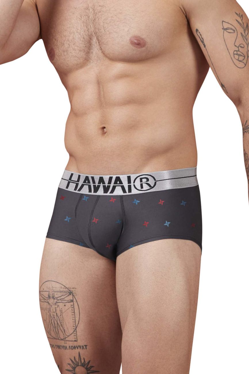 HAWAIR Printed Microfiber Men's Bikini Brief in Gray – men's briefs