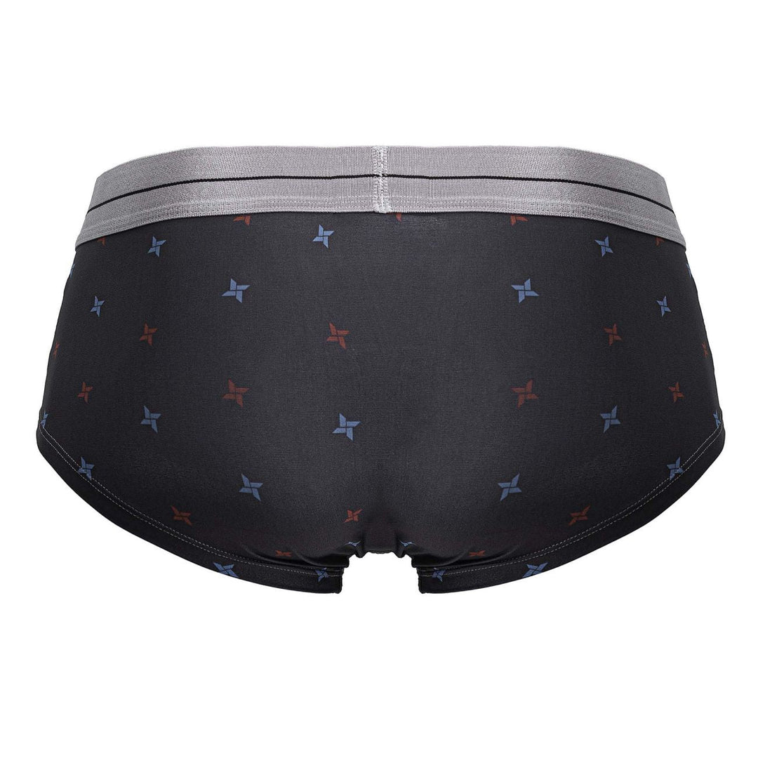 HAWAIR Printed Microfiber Men's Bikini Brief in Gray – men's briefs
