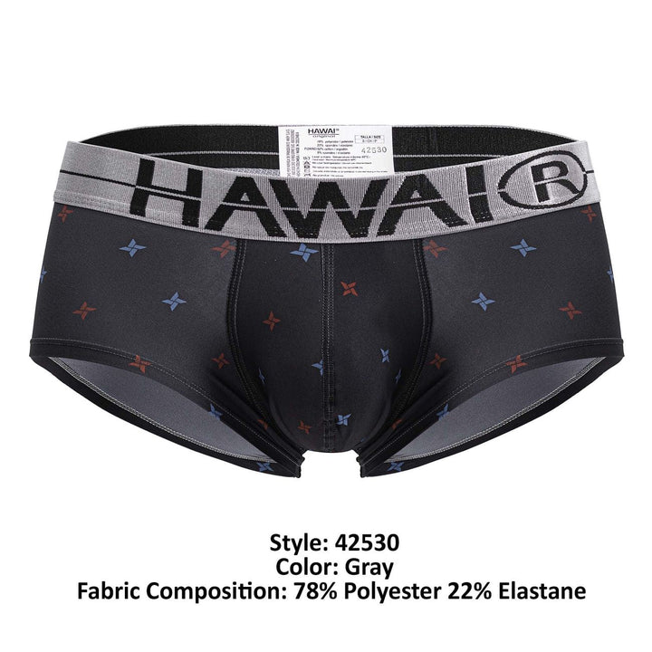 HAWAIR Printed Microfiber Men's Bikini Brief in Gray – men's briefs