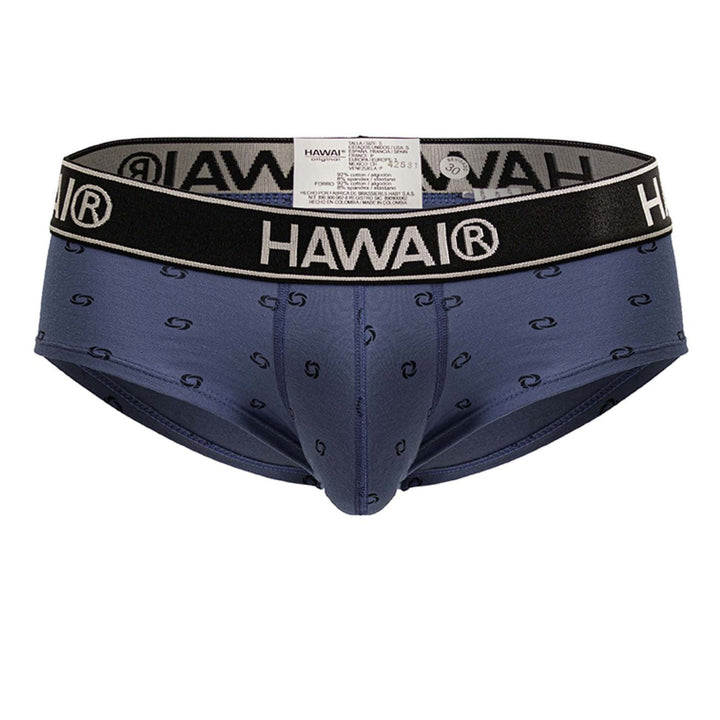 HAWAIR Cotton blend Men's Bikini Brief in Blue Quartz – men's briefs