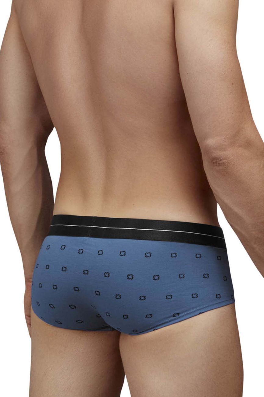HAWAIR Cotton blend Men's Bikini Brief in Blue Quartz – men's briefs