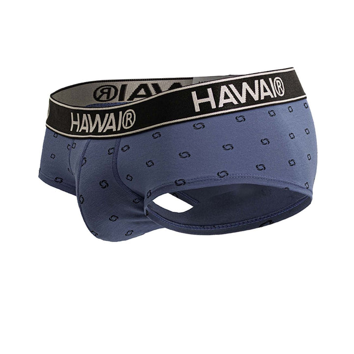 HAWAIR Cotton blend Men's Bikini Brief in Blue Quartz – men's briefs