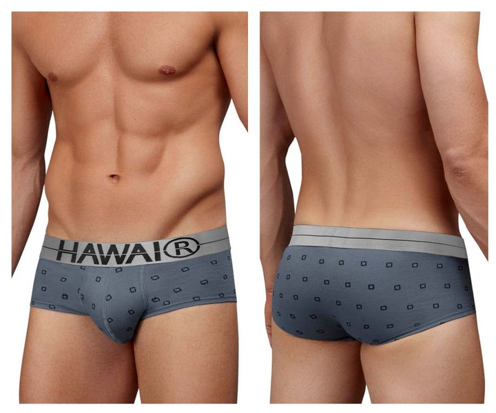 HAWAIR Cotton blend Men's Bikini Brief in Gray – men's briefs