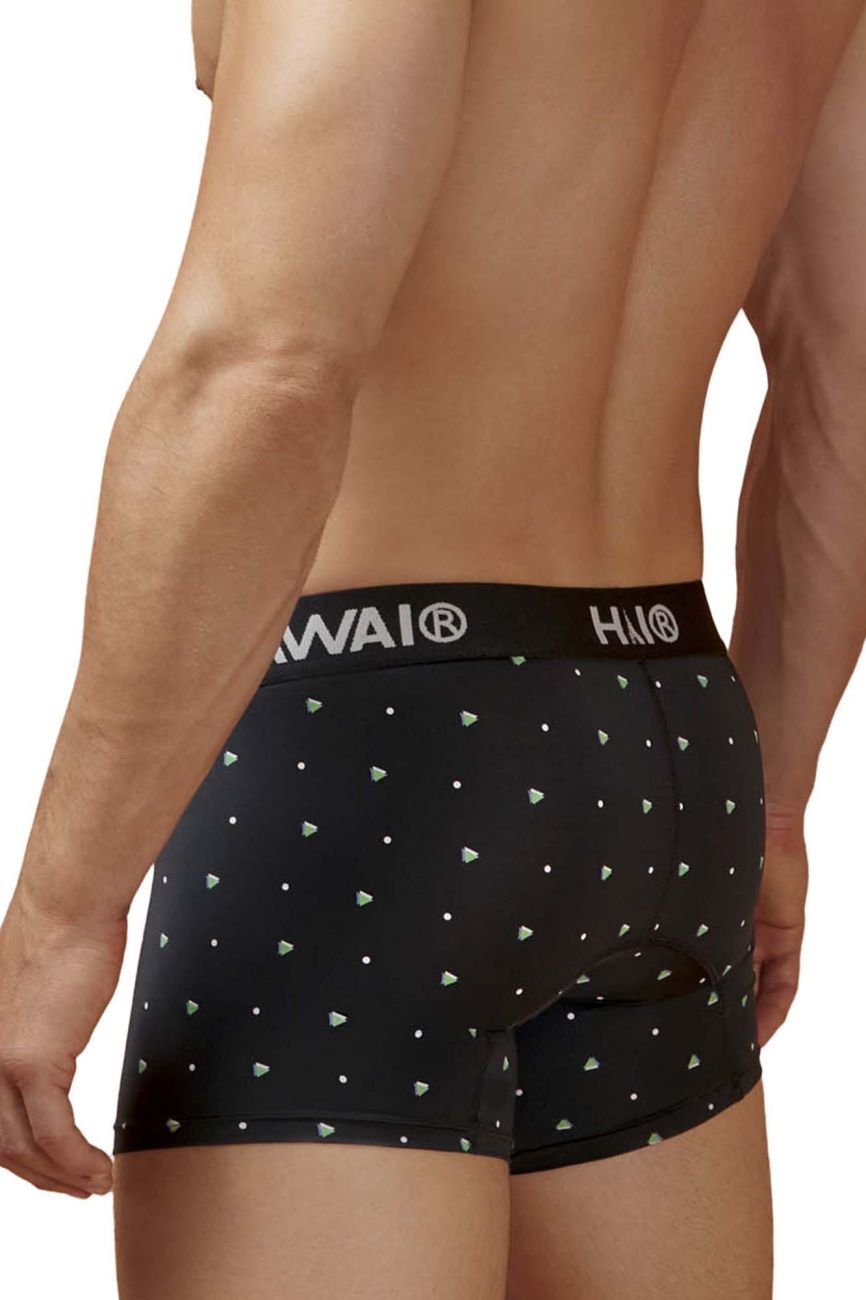 HAWAIR Microfiber Men's Trunk Underwear in Black – men's trunks