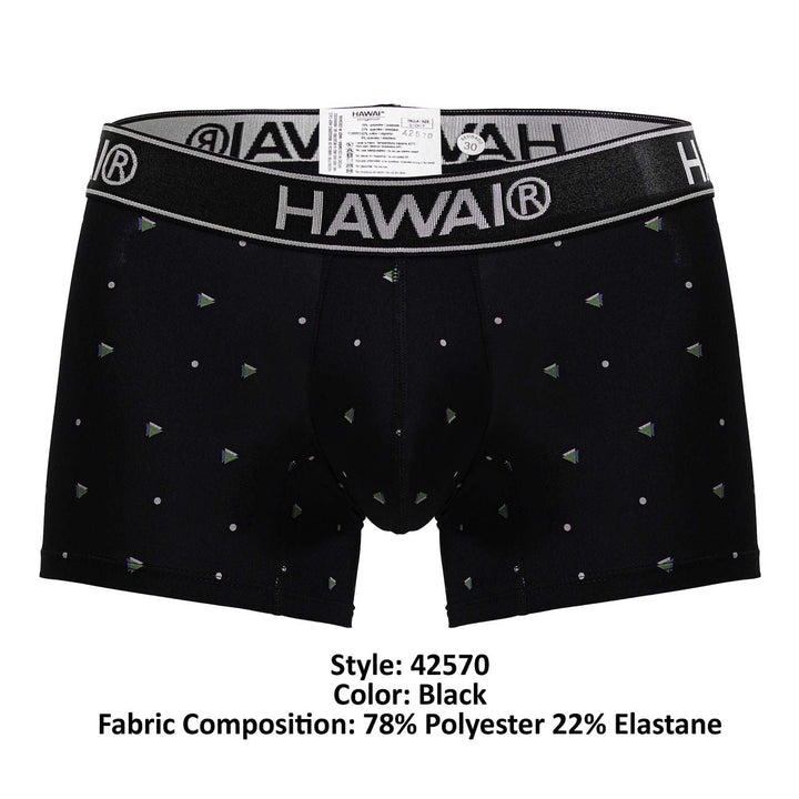 HAWAIR Microfiber Men's Trunk Underwear in Black – men's trunks