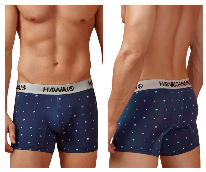 HAWAIR Microfiber Men's Trunk Underwear in Dark Blue – men's trunks
