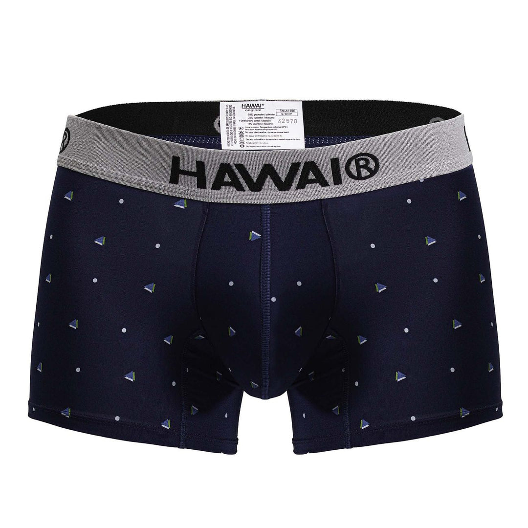 HAWAIR Microfiber Men's Trunk Underwear in Dark Blue – men's trunks