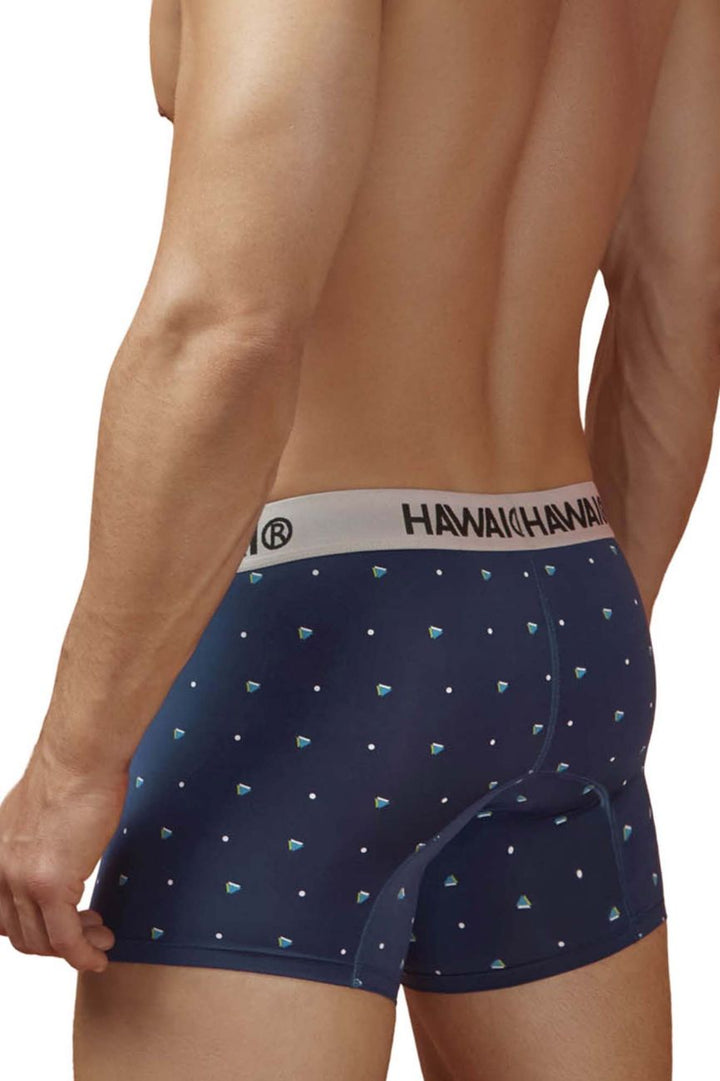 HAWAIR Microfiber Men's Trunk Underwear in Dark Blue – men's trunks