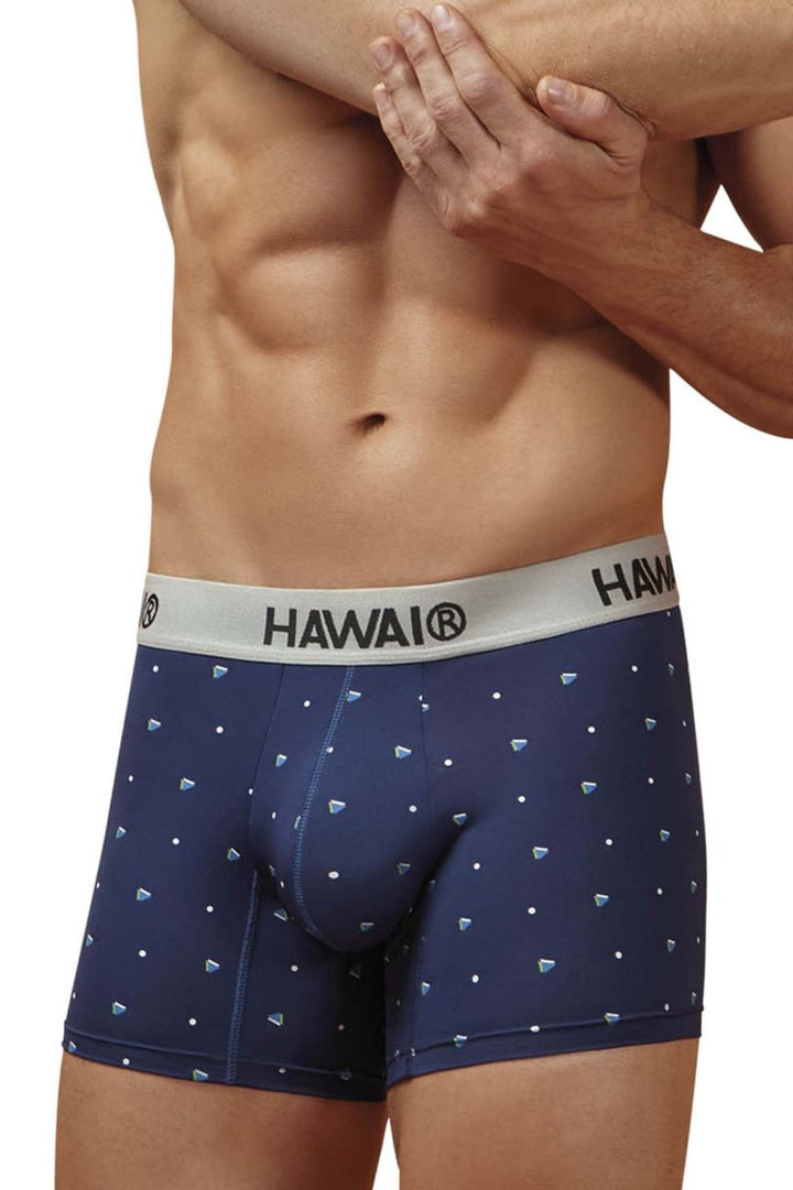 HAWAIR Microfiber Men's Trunk Underwear in Dark Blue – men's trunks