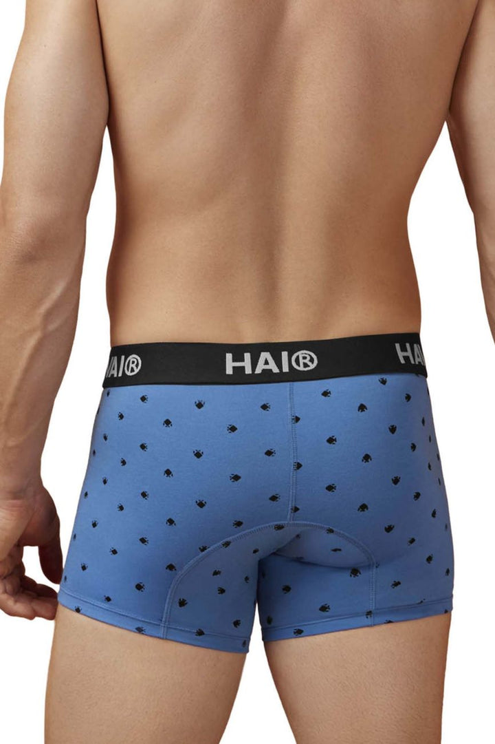 HAWAIR Cotton blend Men's Trunk Underwear in Blue Quartz – men's trunks