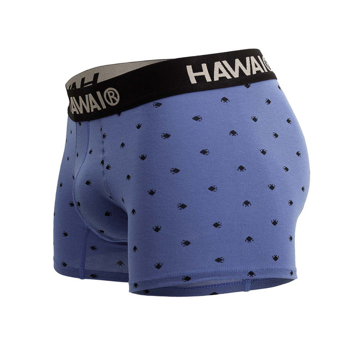 HAWAIR Cotton blend Men's Trunk Underwear in Blue Quartz – men's trunks