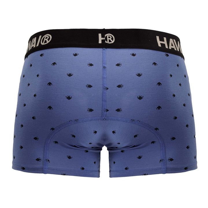 HAWAIR Cotton blend Men's Trunk Underwear in Blue Quartz – men's trunks