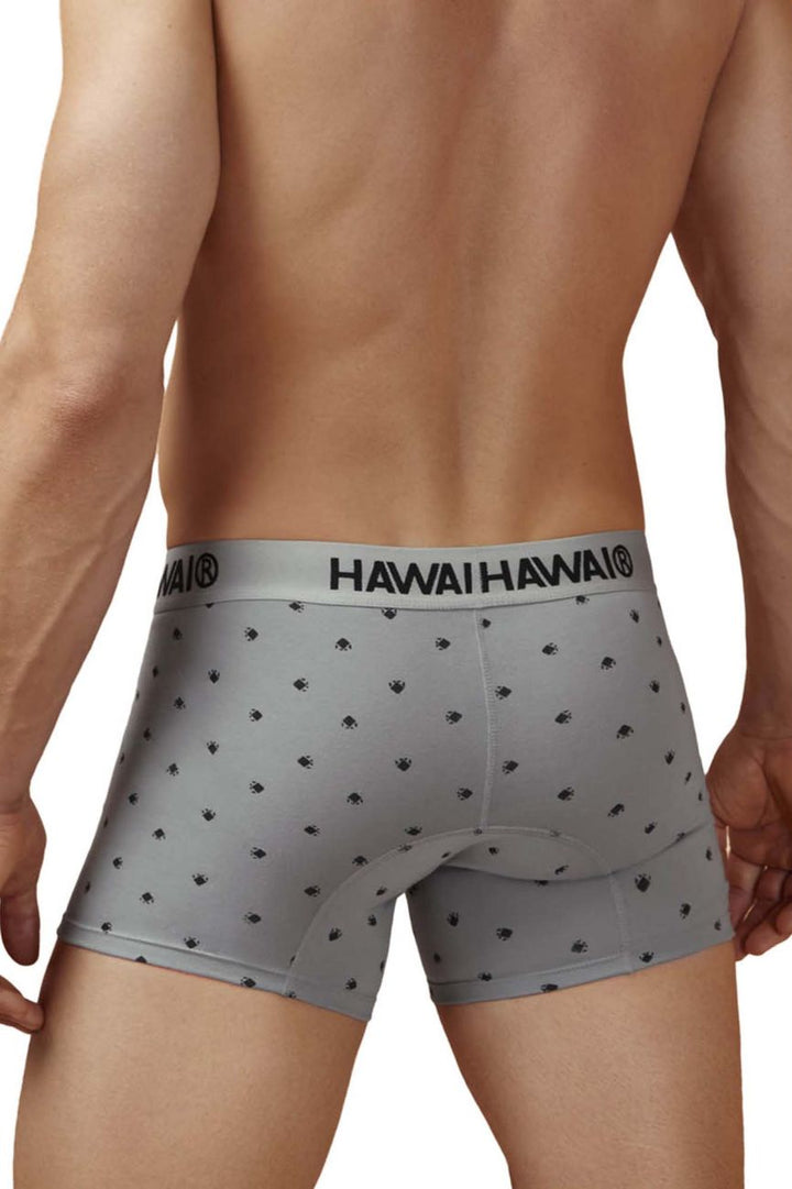 HAWAIR Cotton blend Men's Trunk Underwear in Gray – men's trunks