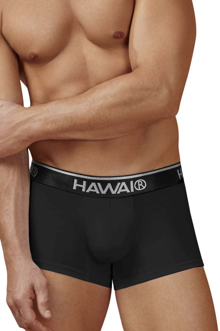 HAWAIR Cotton blend Men's Trunk Underwear in Black 01 – men's trunks