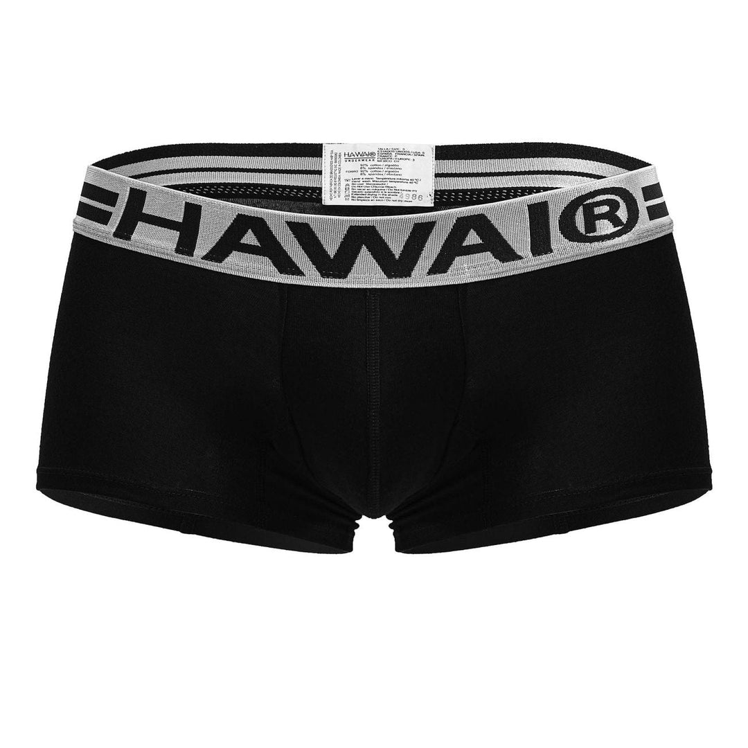 HAWAIR Cotton blend Men's Trunk Underwear in Black 01 – men's trunks