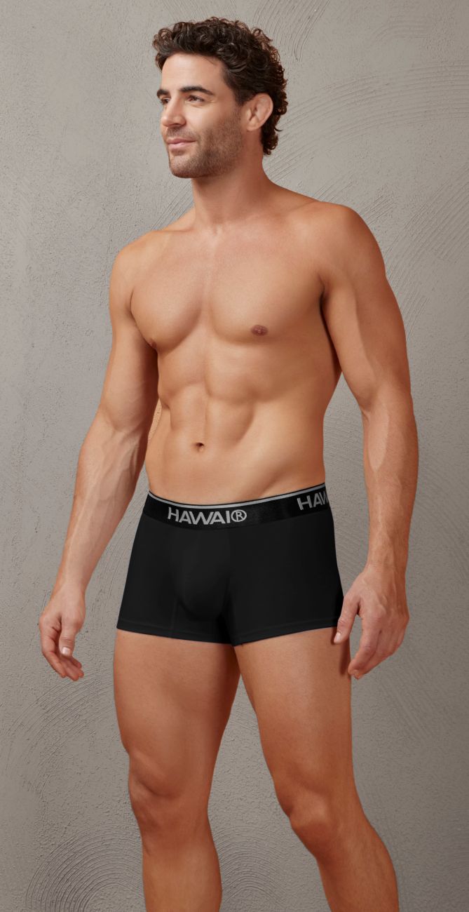 HAWAIR Cotton blend Men's Trunk Underwear in Black 01 – men's trunks