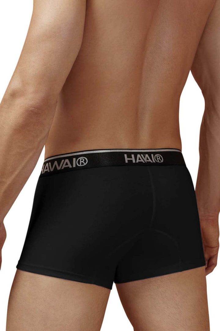 HAWAIR Cotton blend Men's Trunk Underwear in Black 01 – men's trunks