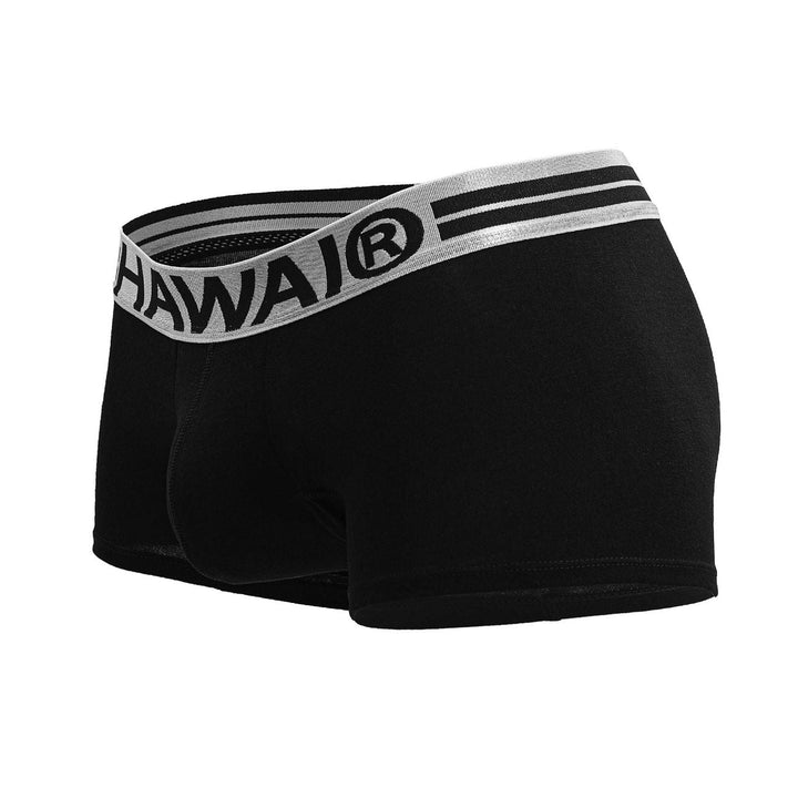 HAWAIR Cotton blend Men's Trunk Underwear in Black 01 – men's trunks