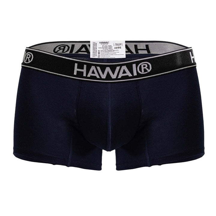 HAWAIR Cotton blend Men's Trunk Underwear in Dark Blue 01 – men's trunks