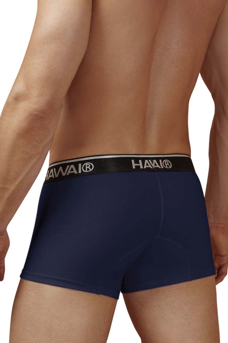 HAWAIR Cotton blend Men's Trunk Underwear in Dark Blue 01 – men's trunks
