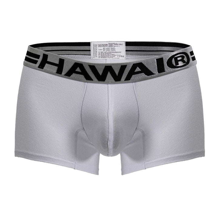 HAWAIR Cotton blend Men's Trunk Underwear in White 01 – men's trunks