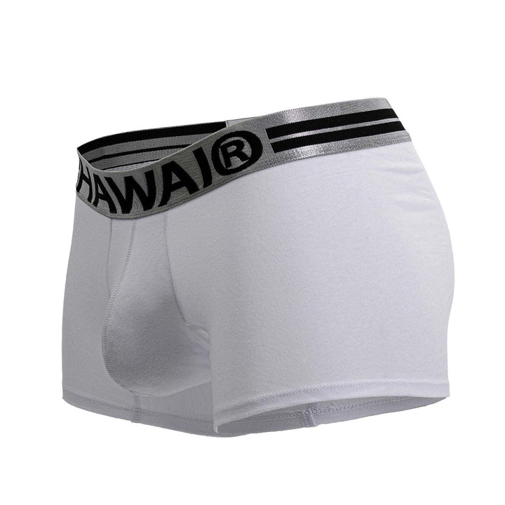 HAWAIR Cotton blend Men's Trunk Underwear in White 01 – men's trunks
