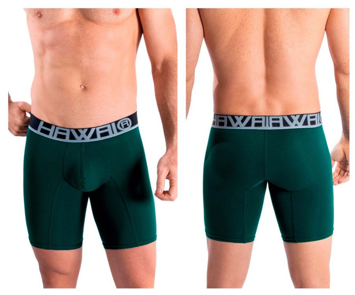 HAWAIR Solid Athletic Men's Boxer Brief in Green – men's boxer briefs